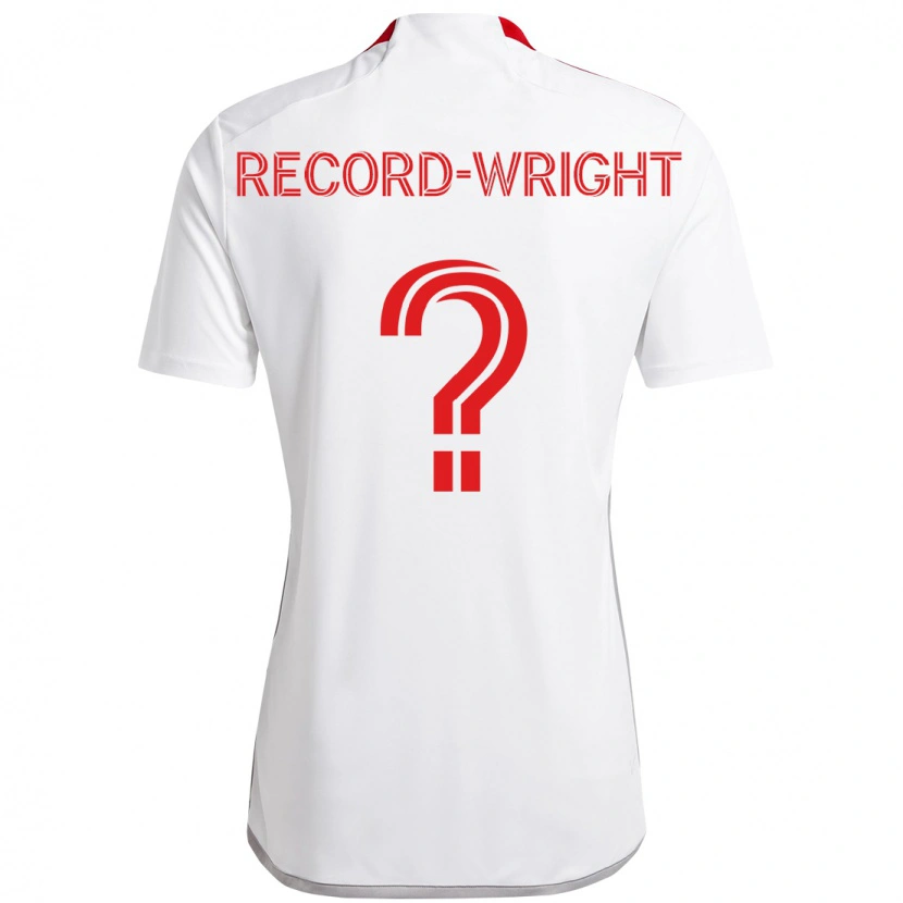 Danxen Dětské Kemari Record-Wright #0 Bílá Červená Daleko Hráčské Dresy 2025/26 Dres