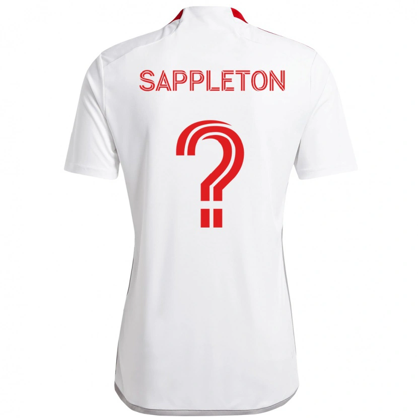 Danxen Dětské Spencer Sappleton #0 Bílá Červená Daleko Hráčské Dresy 2025/26 Dres