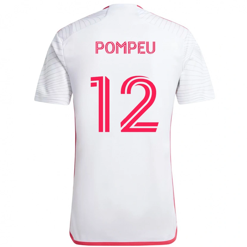Danxen Dětské Célio Pompeu #12 Purpurová Bílá Daleko Hráčské Dresy 2025/26 Dres