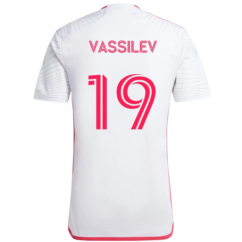 Danxen Dětské Indiana Vassilev #19 Purpurová Bílá Daleko Hráčské Dresy 2025/26 Dres