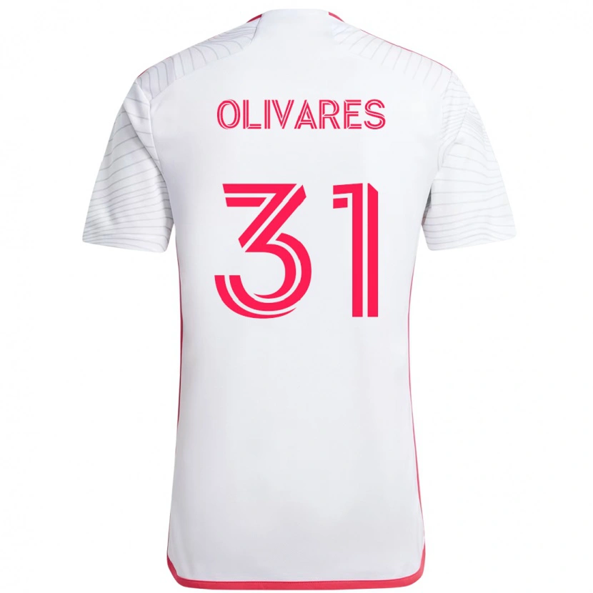 Danxen Dětské Christian Olivares #31 Purpurová Bílá Daleko Hráčské Dresy 2025/26 Dres