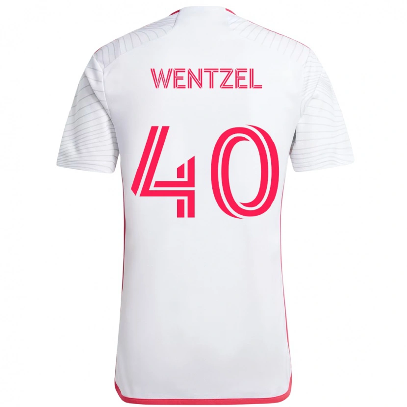 Danxen Dětské Michael Wentzel #40 Purpurová Bílá Daleko Hráčské Dresy 2025/26 Dres