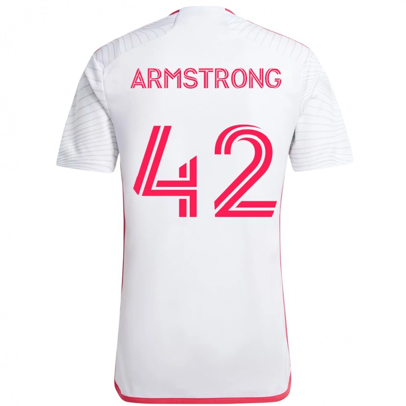 Danxen Dětské Ezra Armstrong #42 Purpurová Bílá Daleko Hráčské Dresy 2025/26 Dres