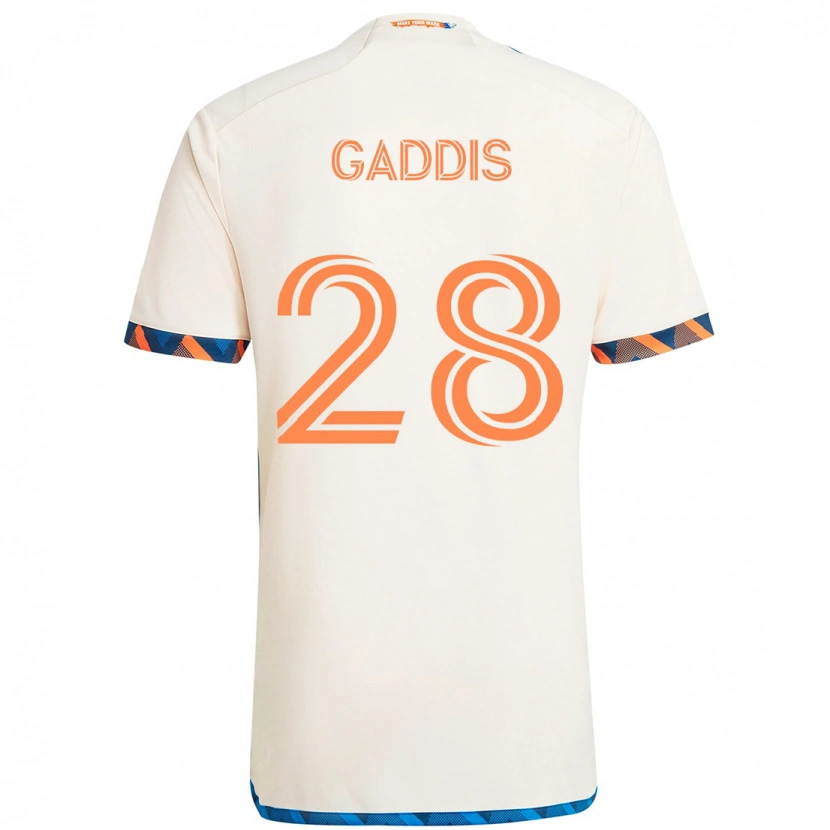 Danxen Dětské Raymon Gaddis #28 Tmavě Modrá Oranžová Daleko Hráčské Dresy 2025/26 Dres