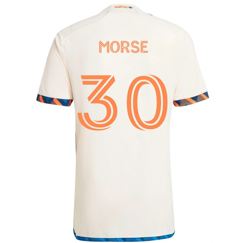 Danxen Dětské Hunter Morse #30 Tmavě Modrá Oranžová Daleko Hráčské Dresy 2025/26 Dres