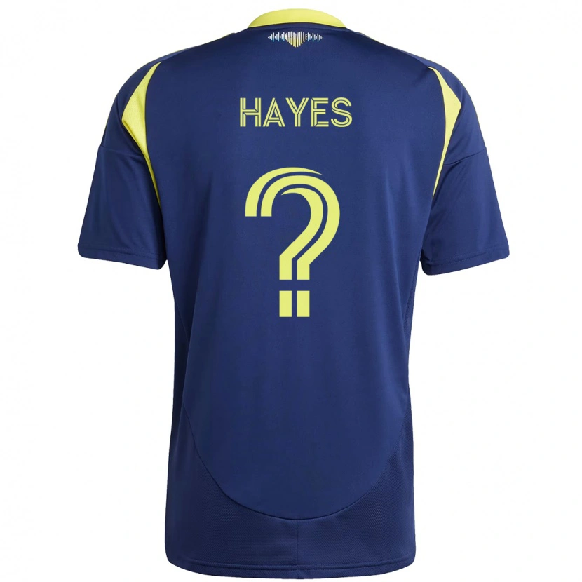 Danxen Dětské Braxton Hayes #0 Žlutá Námořnická Modrá Daleko Hráčské Dresy 2025/26 Dres