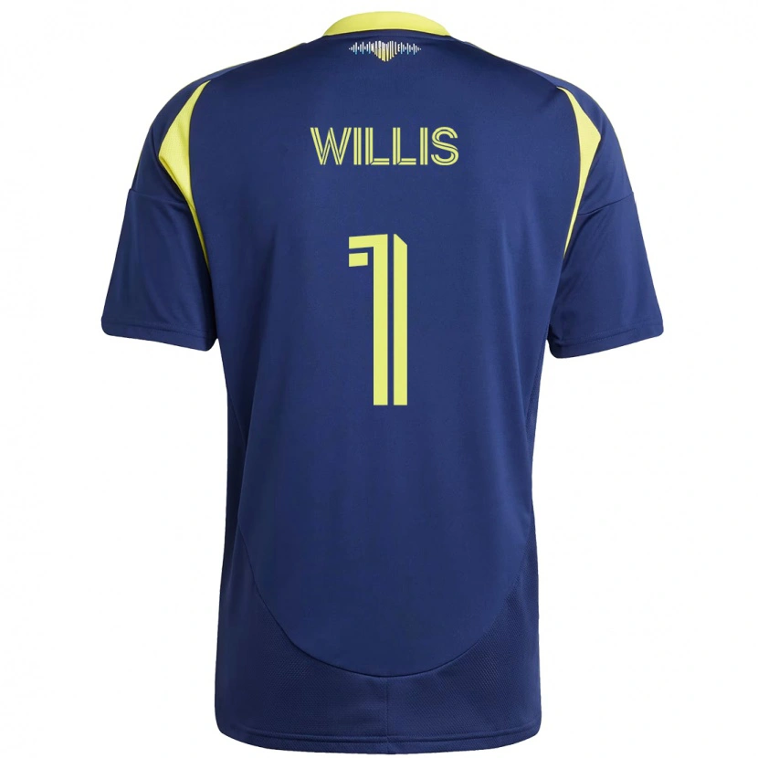 Danxen Dětské Joe Willis #1 Žlutá Námořnická Modrá Daleko Hráčské Dresy 2025/26 Dres