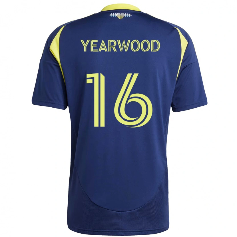 Danxen Dětské Dru Yearwood #16 Žlutá Námořnická Modrá Daleko Hráčské Dresy 2025/26 Dres
