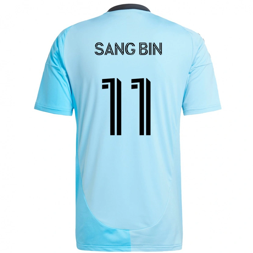 Danxen Dětské Sang-Bin Jeong #11 Černá Modrá Daleko Hráčské Dresy 2025/26 Dres