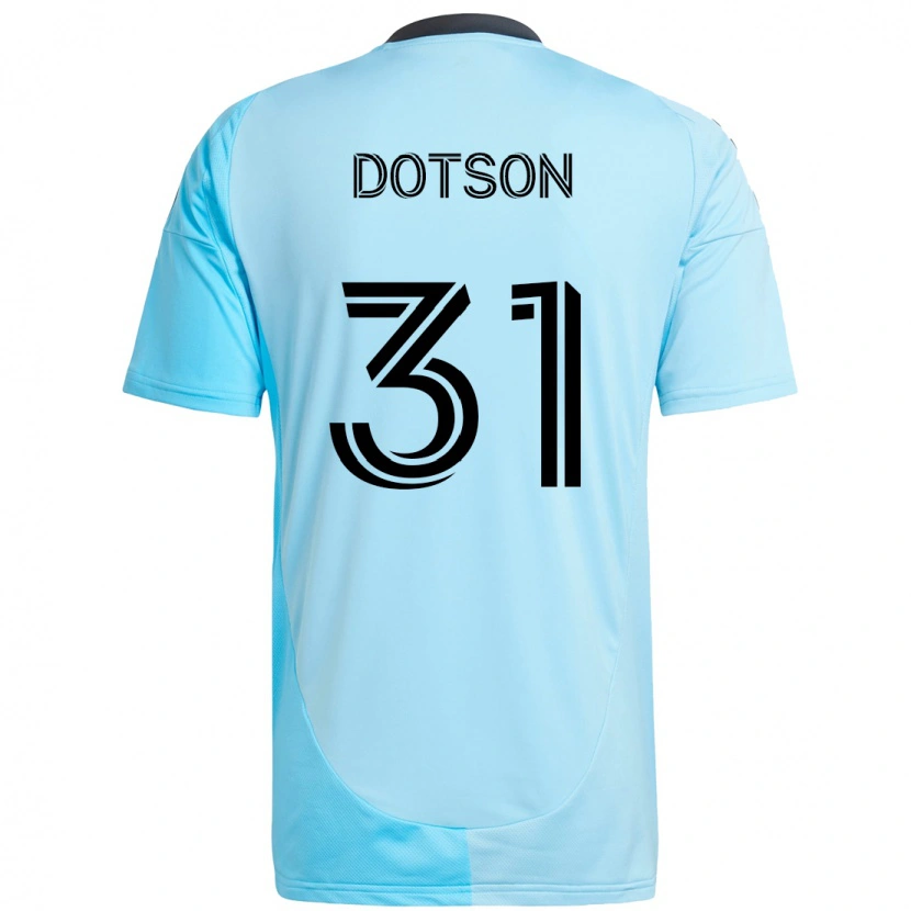 Danxen Dětské Hassani Dotson #31 Černá Modrá Daleko Hráčské Dresy 2025/26 Dres