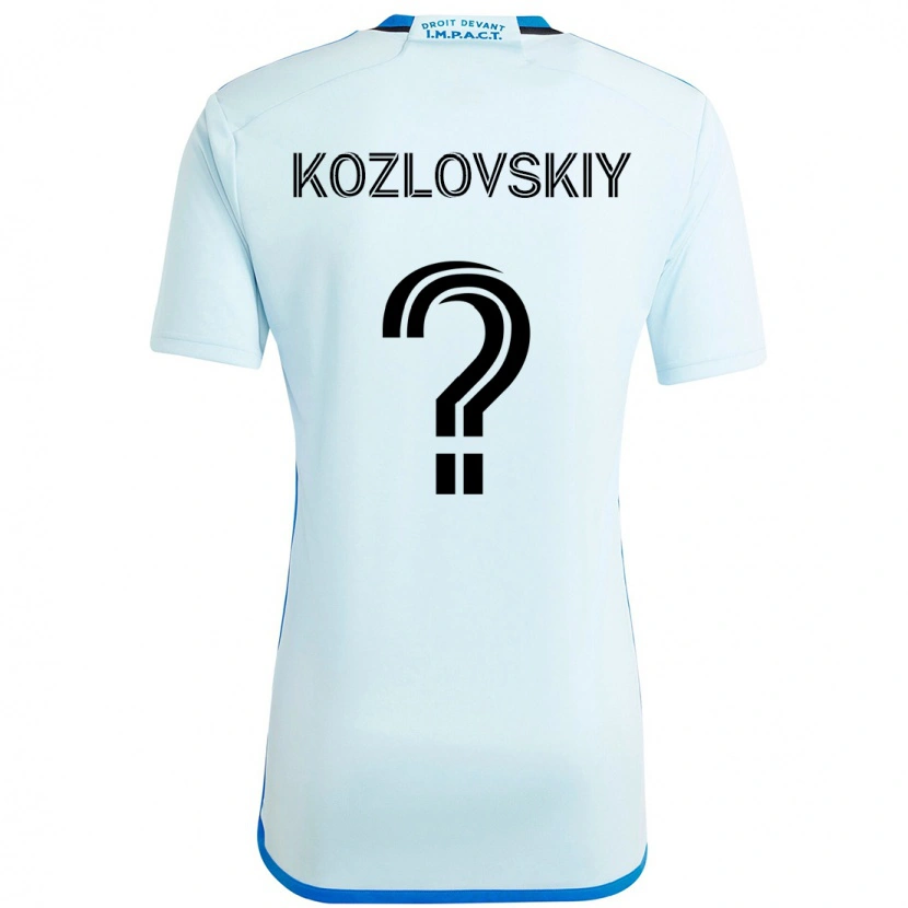 Danxen Dětské Sergei Kozlovskiy #0 Tmavě Modrá Černá Daleko Hráčské Dresy 2025/26 Dres