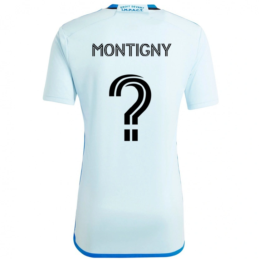 Danxen Dětské Gaël De Montigny #0 Tmavě Modrá Černá Daleko Hráčské Dresy 2025/26 Dres