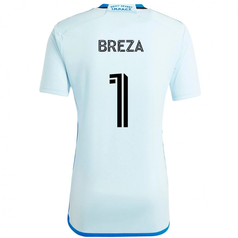 Danxen Dětské Sebastian Breza #1 Tmavě Modrá Černá Daleko Hráčské Dresy 2025/26 Dres