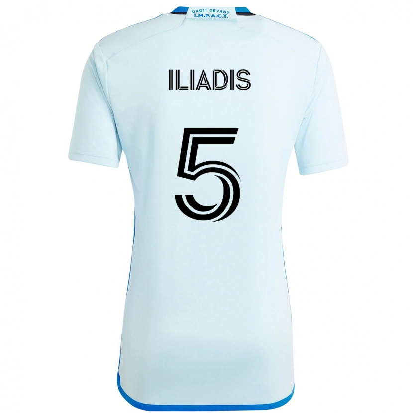 Danxen Dětské Ilias Iliadis #5 Tmavě Modrá Černá Daleko Hráčské Dresy 2025/26 Dres