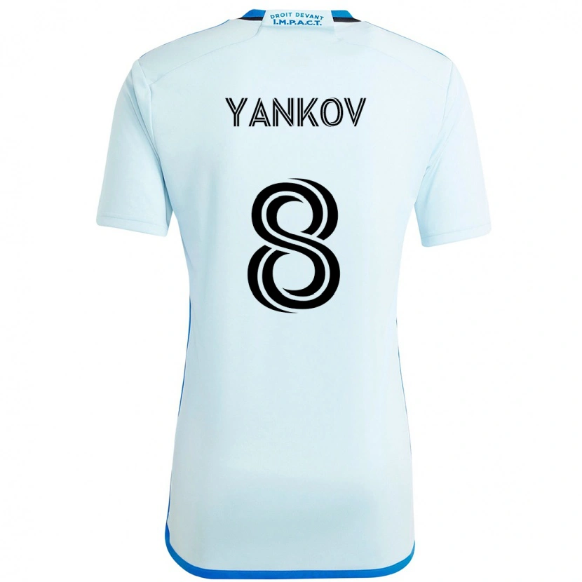 Danxen Dětské Dominik Yankov #8 Tmavě Modrá Černá Daleko Hráčské Dresy 2025/26 Dres