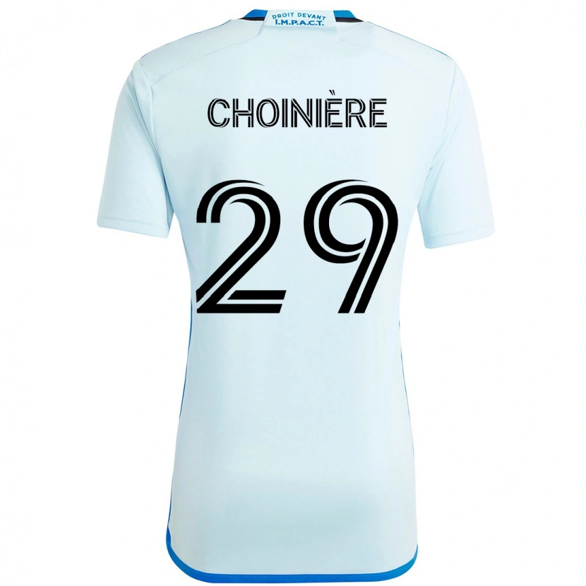 Danxen Dětské Mathieu Choinière #29 Tmavě Modrá Černá Daleko Hráčské Dresy 2025/26 Dres