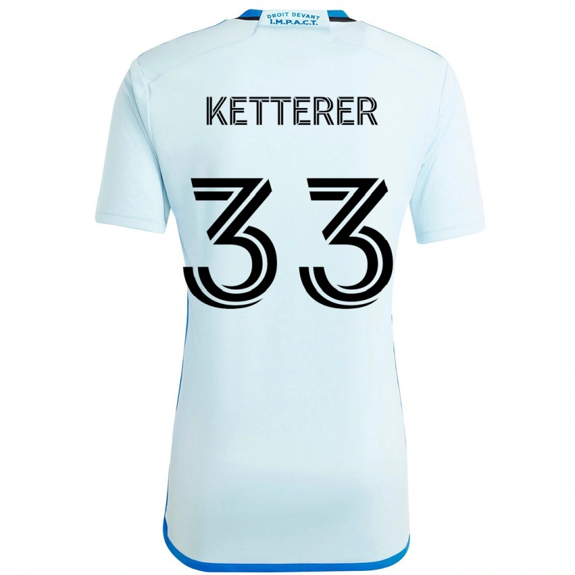 Danxen Dětské Logan Ketterer #33 Tmavě Modrá Černá Daleko Hráčské Dresy 2025/26 Dres