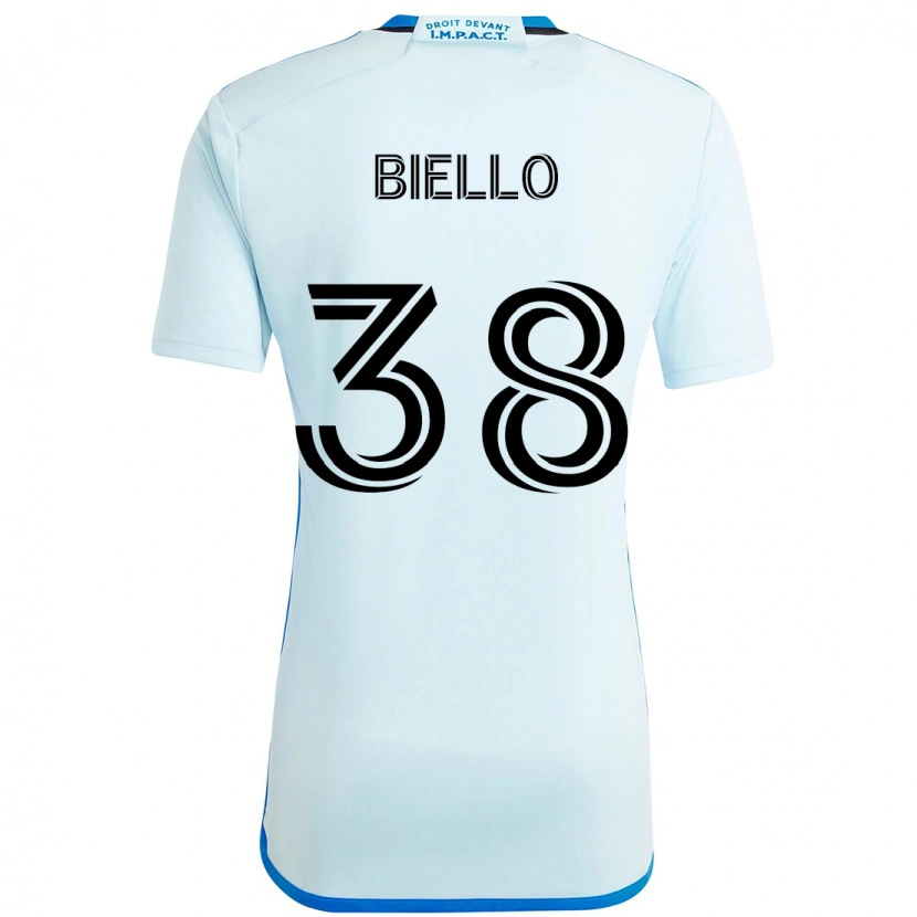 Danxen Dětské Alessandro Biello #38 Tmavě Modrá Černá Daleko Hráčské Dresy 2025/26 Dres