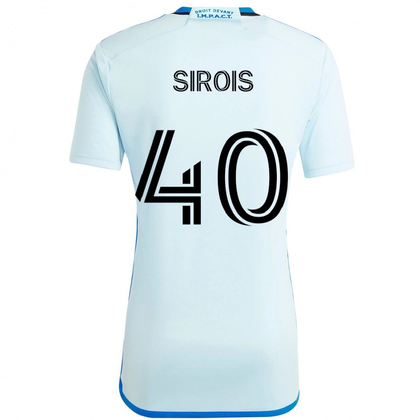 Danxen Dětské Jonathan Sirois #40 Tmavě Modrá Černá Daleko Hráčské Dresy 2025/26 Dres