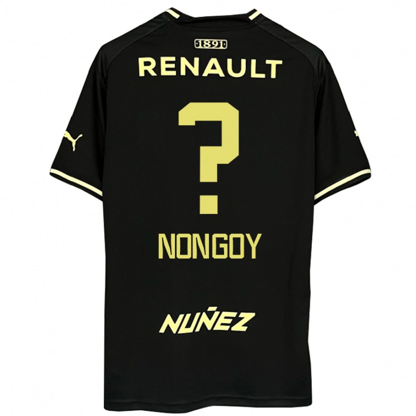 Danxen Dětské Pablo Nongoy #0 Žlutá Černá Daleko Hráčské Dresy 2025/26 Dres