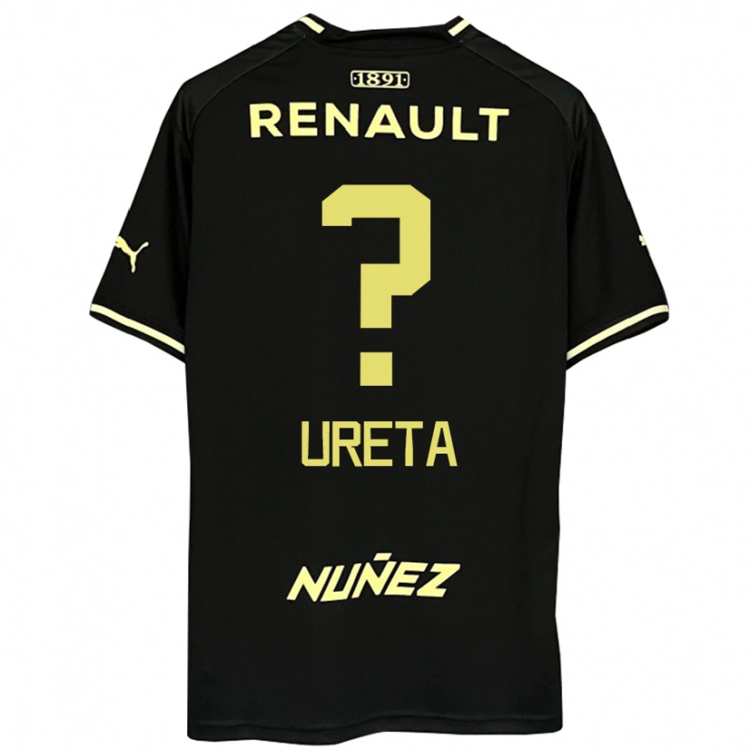 Danxen Dětské Mateo Ureta #0 Žlutá Černá Daleko Hráčské Dresy 2025/26 Dres