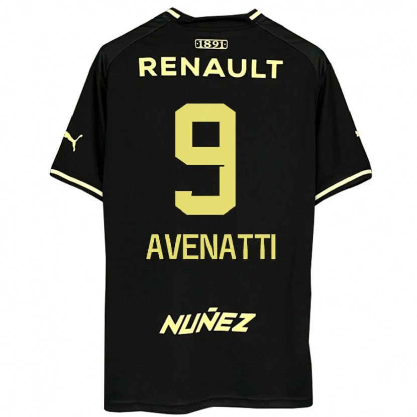 Danxen Dětské Felipe Avenatti #9 Žlutá Černá Daleko Hráčské Dresy 2025/26 Dres