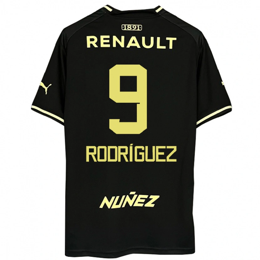 Danxen Dětské Agustín Rodríguez #9 Žlutá Černá Daleko Hráčské Dresy 2025/26 Dres
