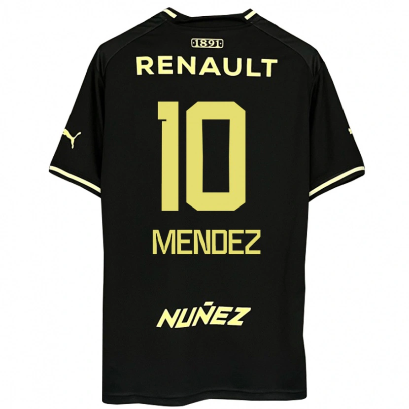 Danxen Dětské Kevin Méndez #10 Žlutá Černá Daleko Hráčské Dresy 2025/26 Dres
