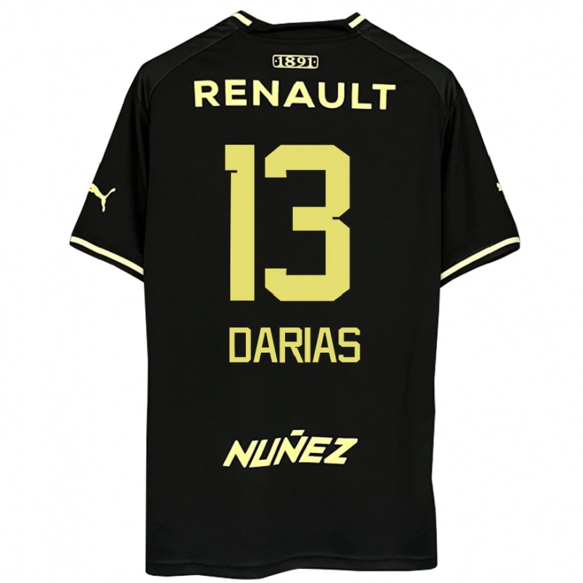 Danxen Dětské Eduardo Darias #13 Žlutá Černá Daleko Hráčské Dresy 2025/26 Dres