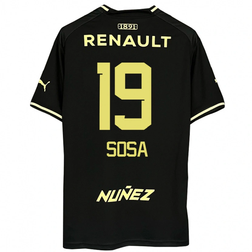Danxen Dětské Diego Sosa #19 Žlutá Černá Daleko Hráčské Dresy 2025/26 Dres