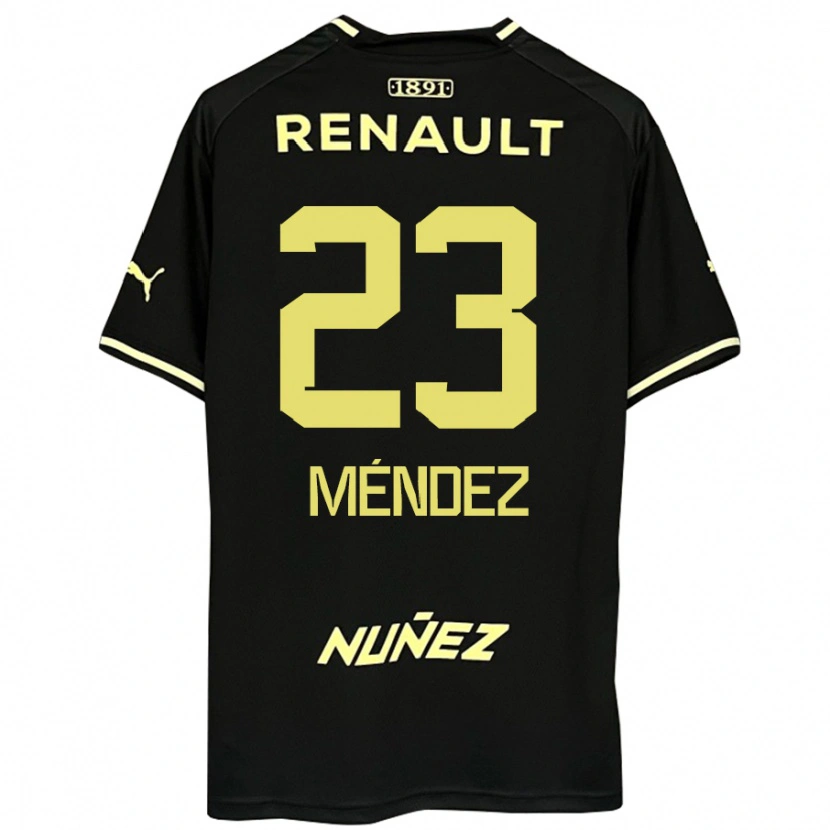 Danxen Dětské Javier Méndez #23 Žlutá Černá Daleko Hráčské Dresy 2025/26 Dres