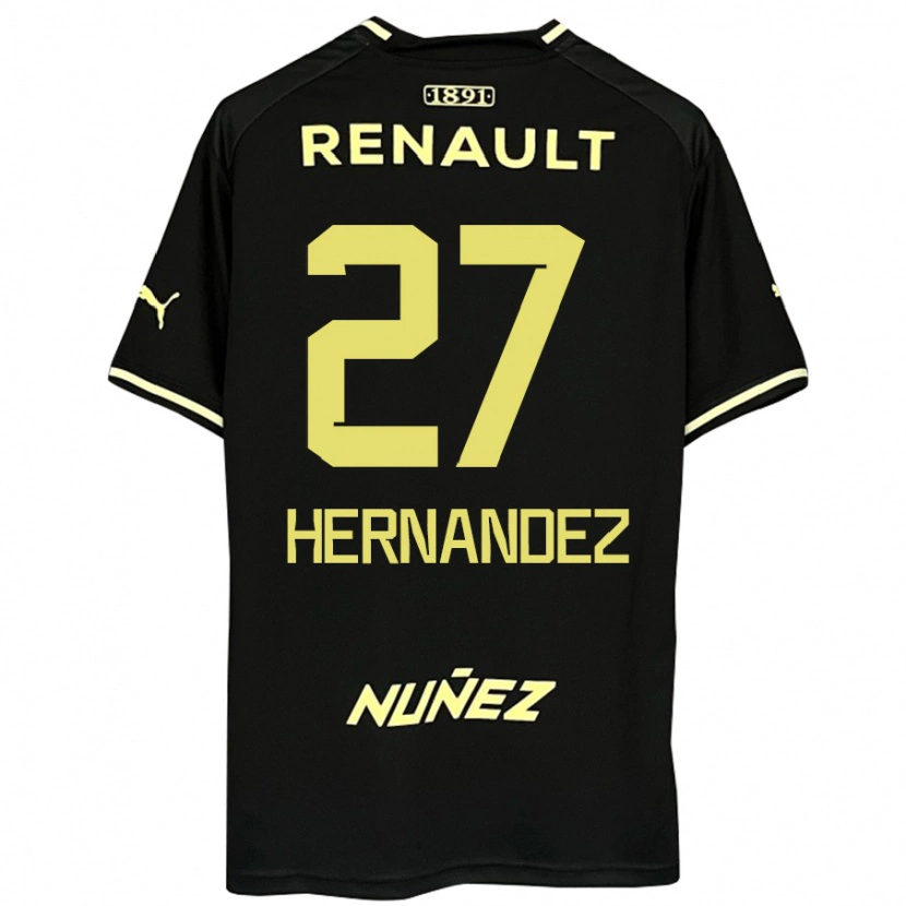 Danxen Dětské Lucas Hernández #27 Žlutá Černá Daleko Hráčské Dresy 2025/26 Dres