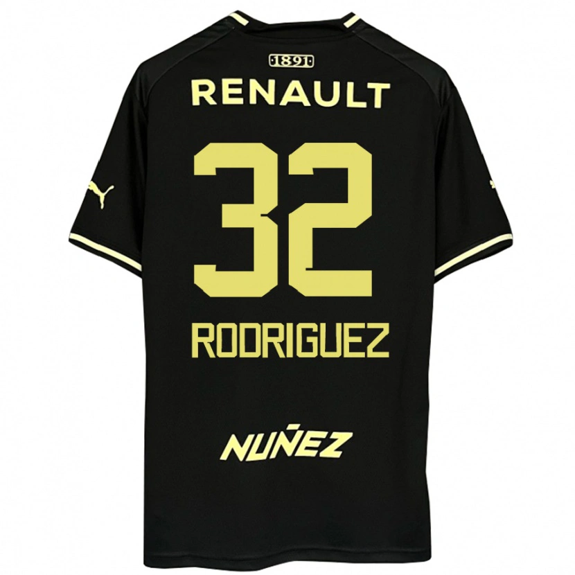 Danxen Dětské Randall Rodríguez #32 Žlutá Černá Daleko Hráčské Dresy 2025/26 Dres