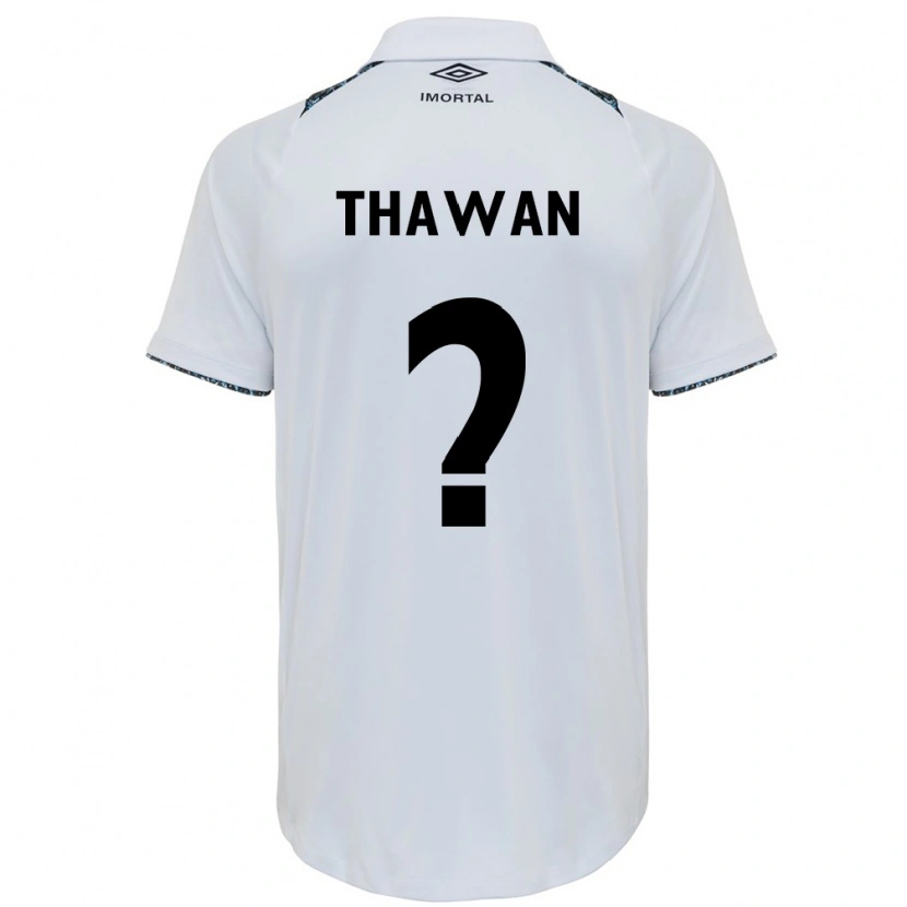 Danxen Dětské Athos Thawan #0 Modrá Černá Bílá Daleko Hráčské Dresy 2025/26 Dres