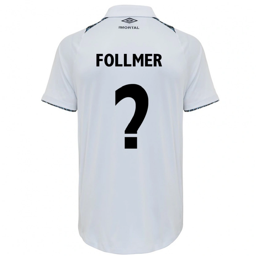 Danxen Dětské Luan Follmer #0 Modrá Černá Bílá Daleko Hráčské Dresy 2025/26 Dres
