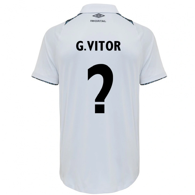 Danxen Dětské Gabriel Vitor #0 Modrá Černá Bílá Daleko Hráčské Dresy 2025/26 Dres