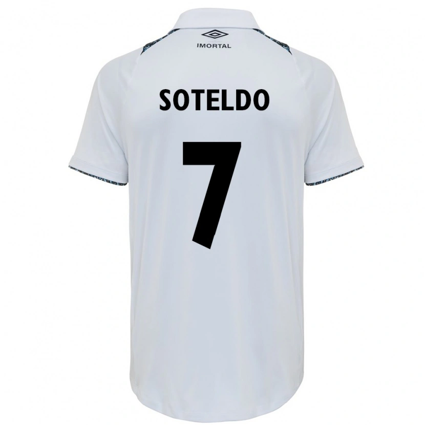 Danxen Dětské Yeferson Soteldo #7 Modrá Černá Bílá Daleko Hráčské Dresy 2025/26 Dres