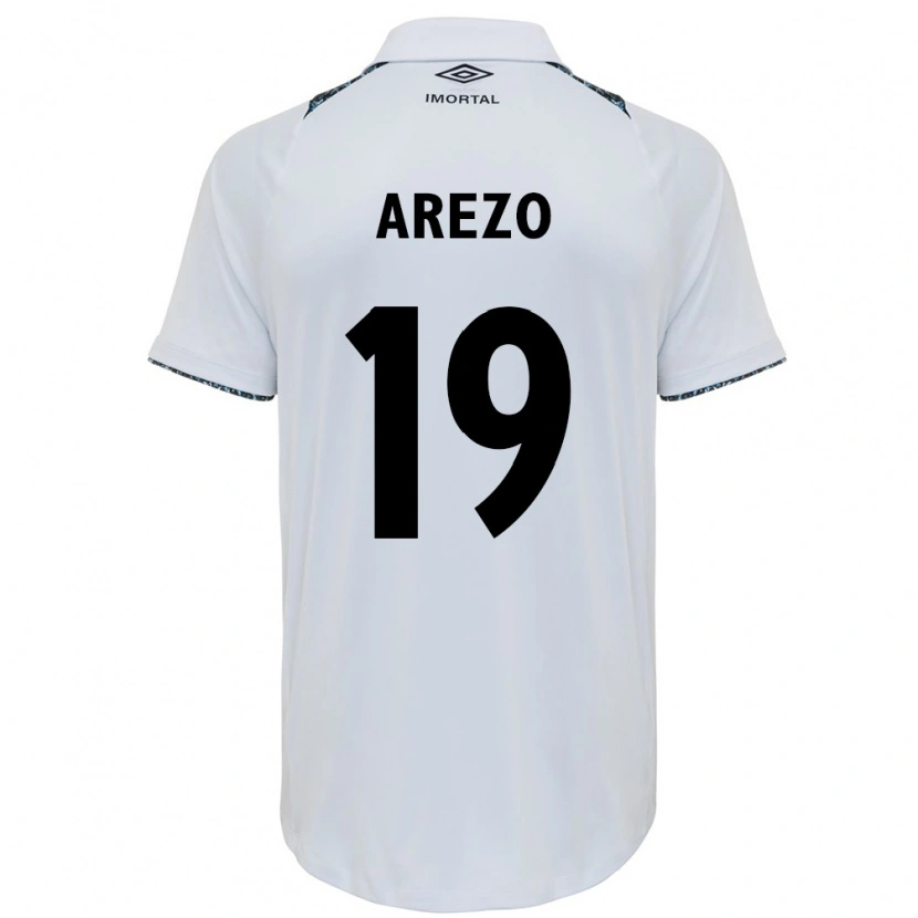 Danxen Dětské Matías Arezo #19 Modrá Černá Bílá Daleko Hráčské Dresy 2025/26 Dres