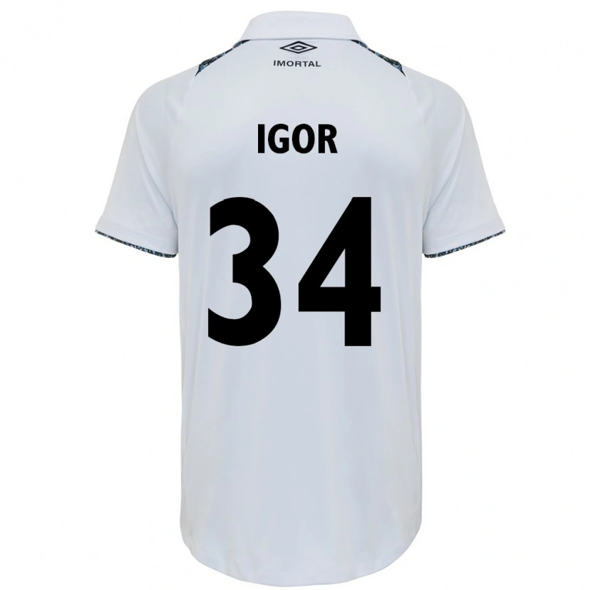 Danxen Dětské Igor Serrote #34 Modrá Černá Bílá Daleko Hráčské Dresy 2025/26 Dres