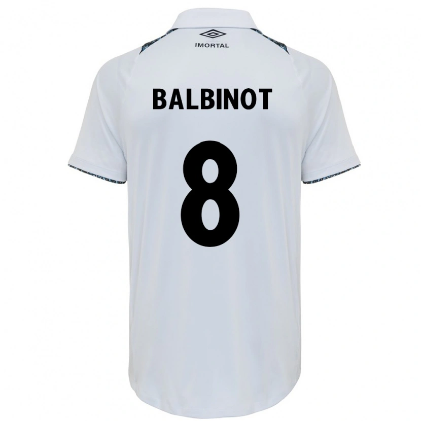 Danxen Dětské Manu Balbinot #8 Modrá Černá Bílá Daleko Hráčské Dresy 2025/26 Dres