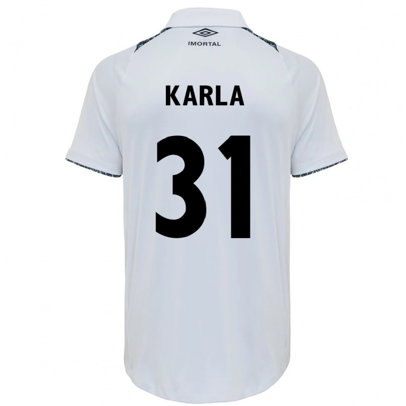 Danxen Dětské Emmily Karla #31 Modrá Černá Bílá Daleko Hráčské Dresy 2025/26 Dres
