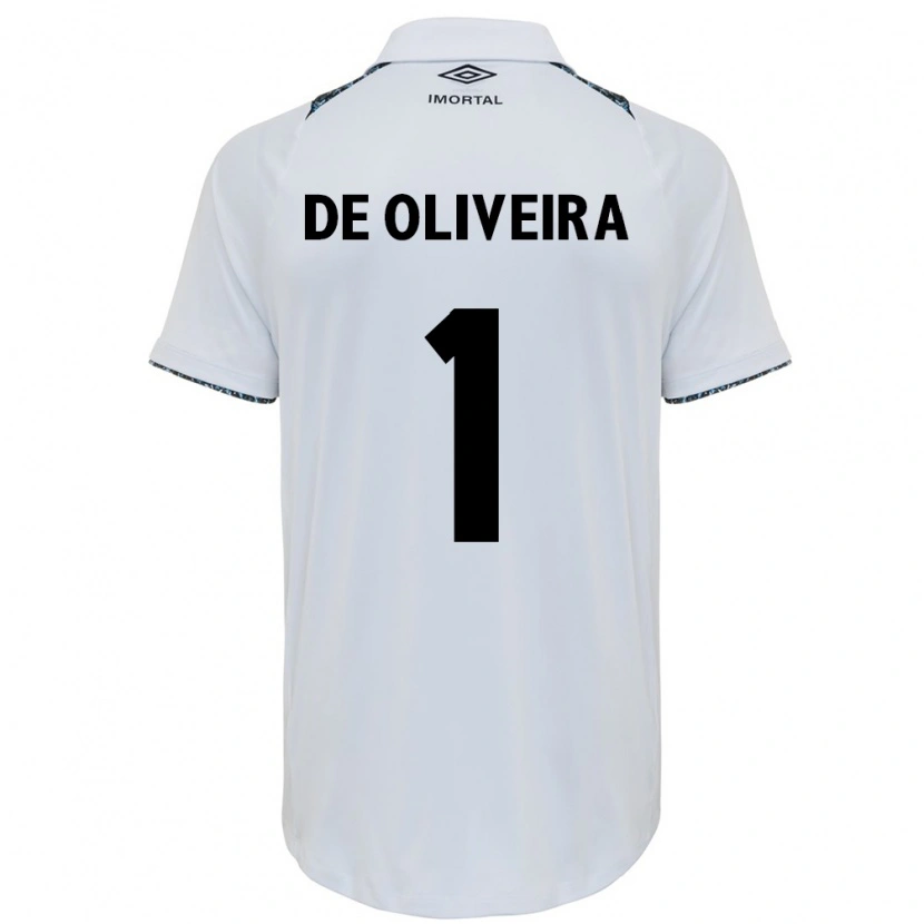 Danxen Dětské Walewska Moreira De Oliveira #1 Bílá Modrá Daleko Hráčské Dresy 2025/26 Dres