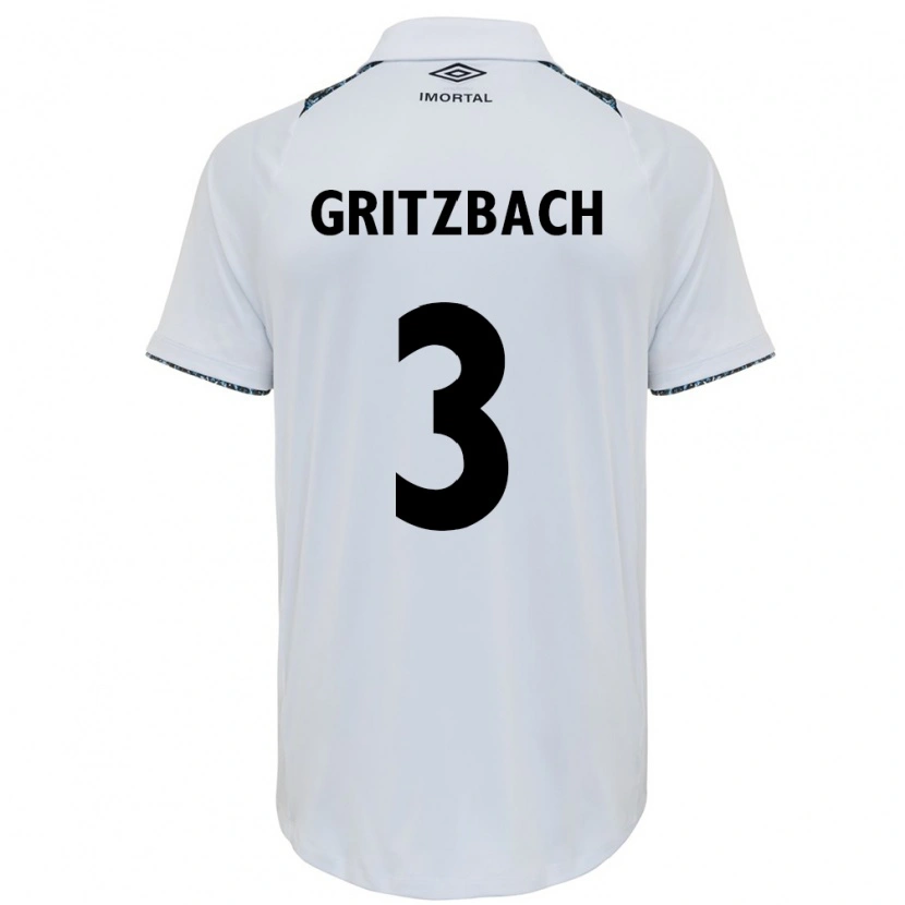 Danxen Dětské Fernanda Gritzbach #3 Modrá Černá Bílá Daleko Hráčské Dresy 2025/26 Dres