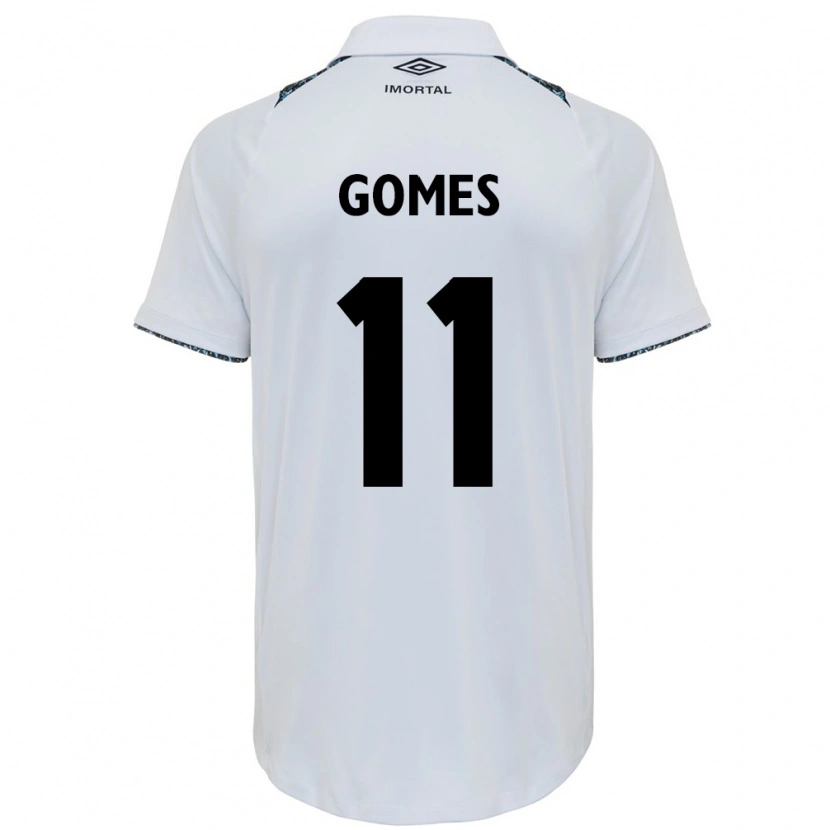 Danxen Dětské Joyce Gomes Da Silva #11 Bílá Modrá Daleko Hráčské Dresy 2025/26 Dres