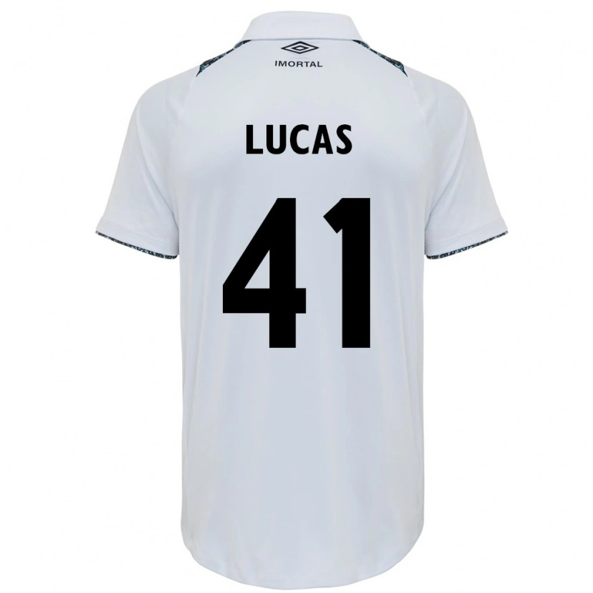 Danxen Dětské Pedro Lucas #41 Bílá Modrá Daleko Hráčské Dresy 2025/26 Dres