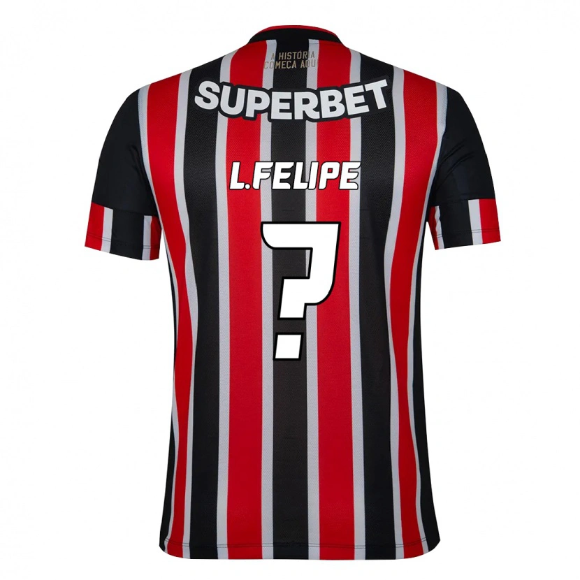 Danxen Dětské Luis Felipe #0 Červená Černá Bílá Daleko Hráčské Dresy 2025/26 Dres