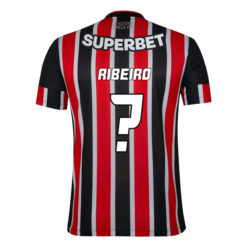 Danxen Dětské Thiago Ribeiro #0 Červená Černá Bílá Daleko Hráčské Dresy 2025/26 Dres