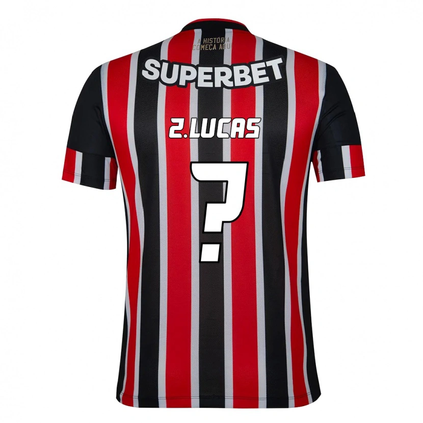 Danxen Dětské Zé Lucas #0 Červená Černá Bílá Daleko Hráčské Dresy 2025/26 Dres