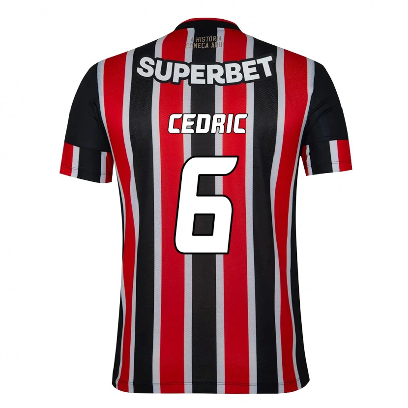 Danxen Dětské Cédric Soares #6 Červená Černá Bílá Daleko Hráčské Dresy 2025/26 Dres