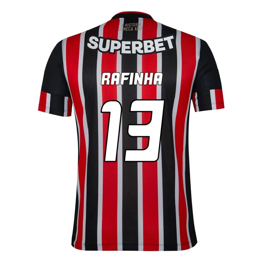 Danxen Dětské Rafinha #13 Červená Černá Bílá Daleko Hráčské Dresy 2025/26 Dres
